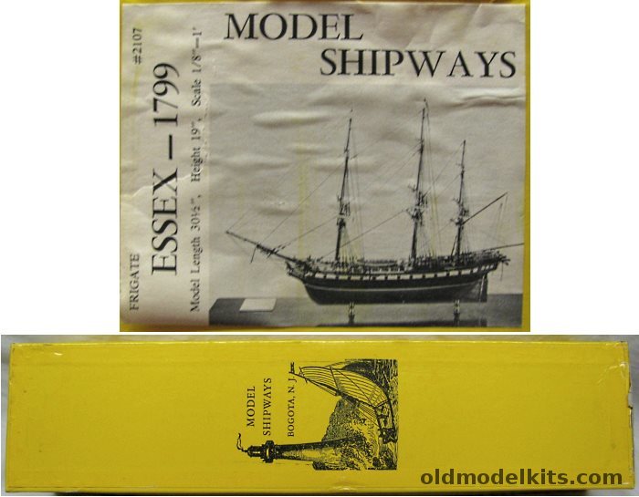 Model Shipways 1/96 US Frigate Essex - 30 inch long Wood and